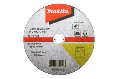 Диск отрезной по нержавеющей стали (230х2х22.2 мм) Makita D-18792
