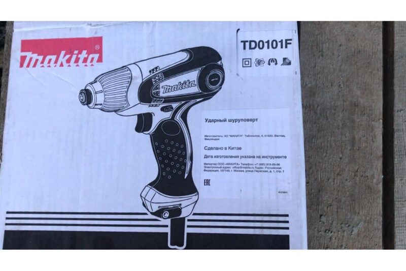 Ударный шуруповерт Makita TD0101F