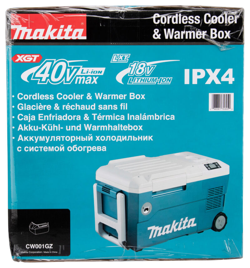 Холодильник с подогревом Makita 20 л CW001GZ