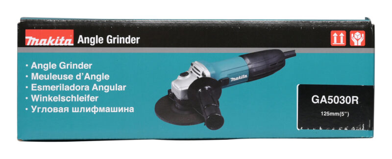 Угловая шлифмашина Makita GA5030R 125 мм, 720 Вт, 11000 обм, плавный пуск, антирестарт, 1.4 кг, кор.