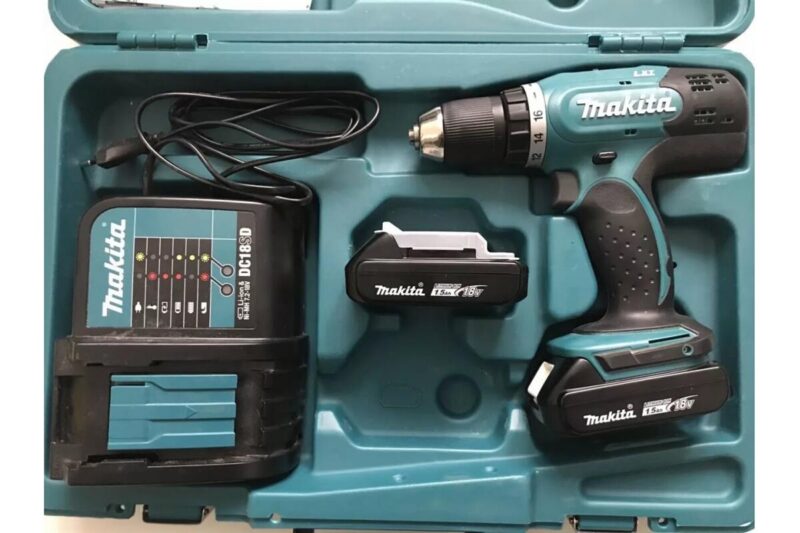 Аккумуляторная дрель-шуруповерт Makita LXT DDF453SYE