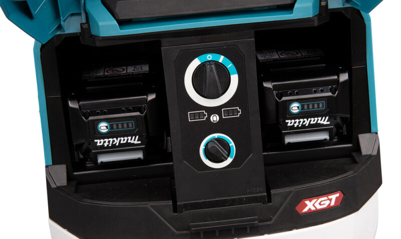Аккумуляторный пылесос Makita XGT BL 2x40В, 3.2 м3/мин, 230 мбар, 15 л, L-класс, сух./влаж , XPT VC003GLZ