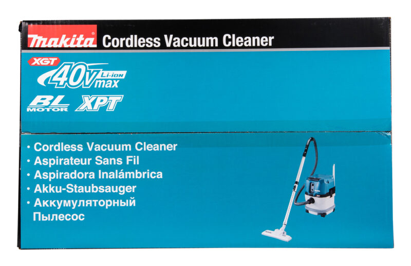 Аккумуляторный пылесос Makita XGT BL 2x40В, 3.2 м3/мин, 230 мбар, 15 л, L-класс, сух./влаж , XPT VC003GLZ