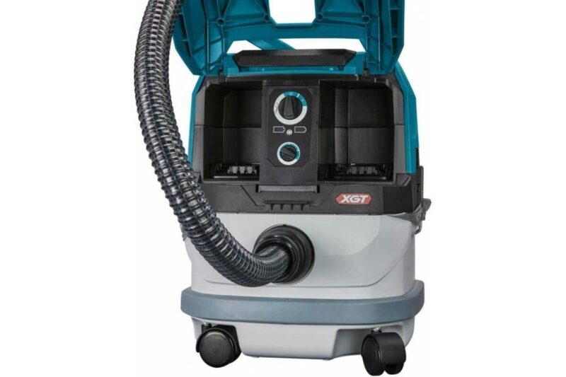 Аккумуляторный пылесос Makita XGT BL 2x40В, 230 мбар, 15 л, L-класс, сухой, XPT, AWS, с модулем WUT01 VC004GLZ01