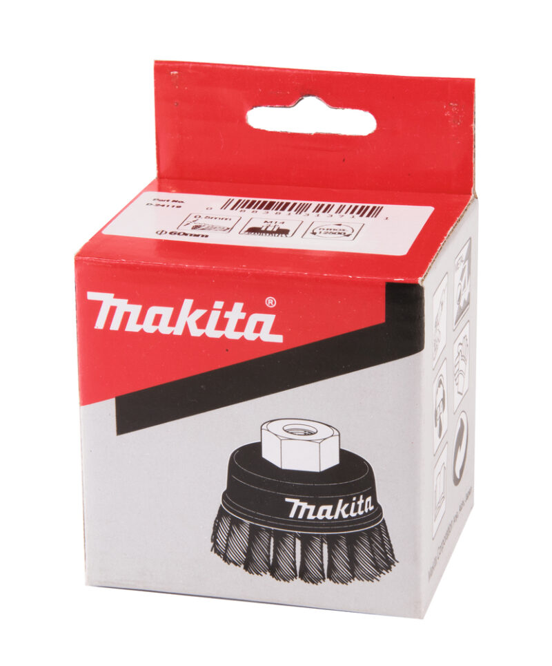 Щетка чашечная для УШМ (60 мм; М14) Makita D-24119