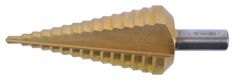 Сверло ступенчатое по металлу (15 ступеней, 4-32 мм; HSS) Makita D-40135