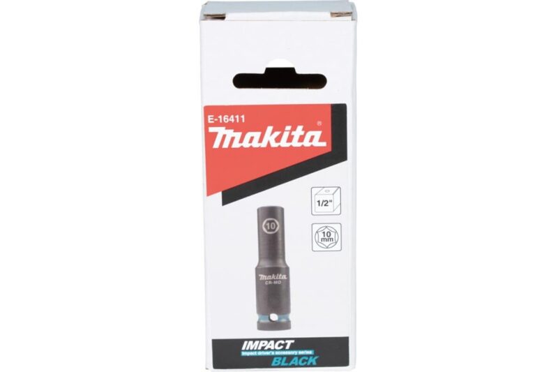 Головка ударная удлиненная торцовая Impact Black 10x81.5 мм, 1/2"DR Makita E-16411