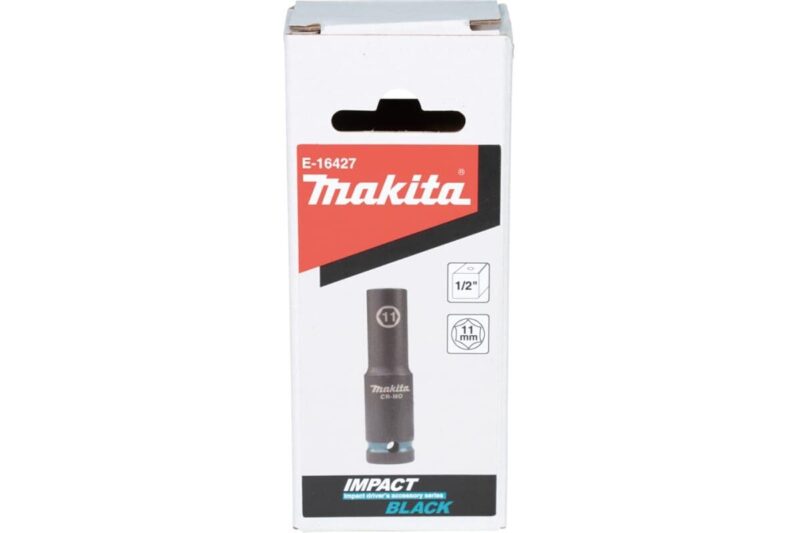 Головка ударная удлиненная торцовая Impact Black 11x81.5 мм, 1/2"DR Makita E-16427