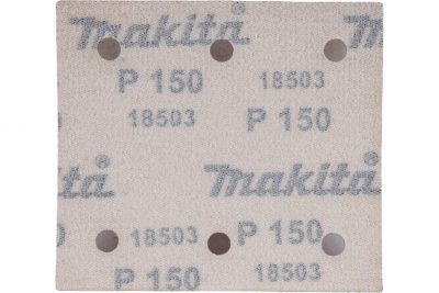 Бумага шлифовальная на липучке 114x102 мм, A150, 10 шт Makita D-58718