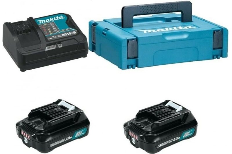 Набор 2 аккумулятора BL1021B + зарядное устройство DC10SB Makita 197658-5