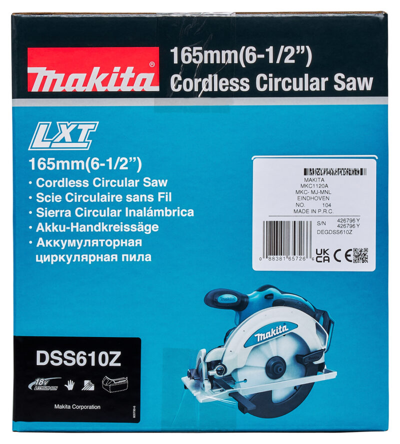 Дисковая пила Makita LXT DSS610Z
