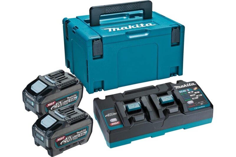 Набор PSK (2 аккумулятора BL4050F, зарядное устройство DC40RB, кейс MAKPAC тип 3) Makita 191U18-9