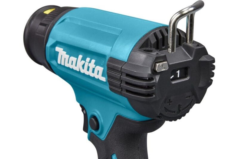 Аккумуляторный тепловой пистолет-фен Makita LXT 18В, 550 град, 2 скорости,6 режимов, кейс MakPac ,насадки 5.0Ач х1,з/у DHG181RT1J