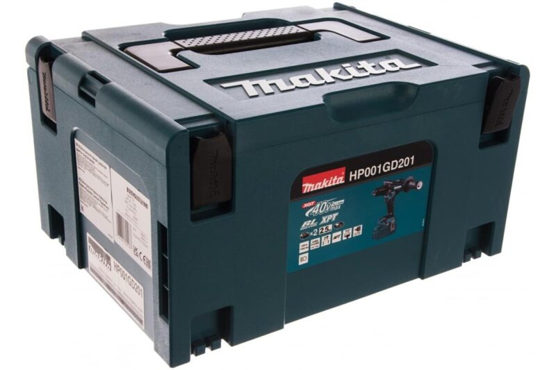 Аккумуляторная дрель-шуруповерт Makita XGT HP001GD201