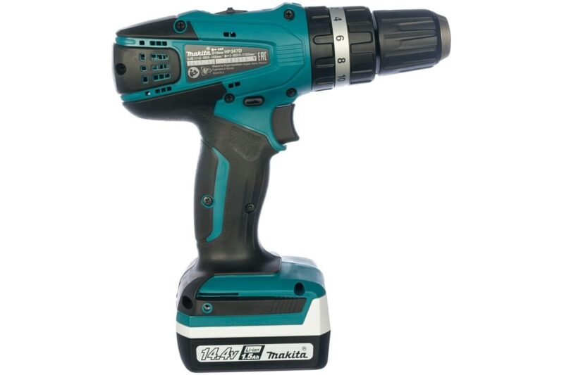 Аккумуляторная дрель-шуруповерт Makita HP347DWE