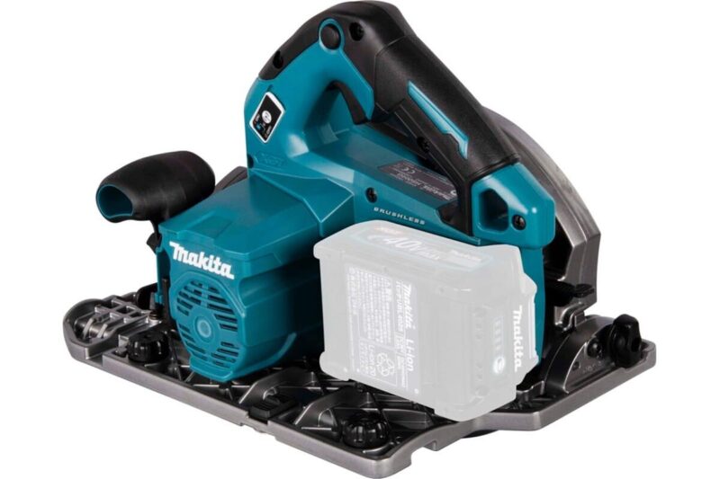 Аккумуляторная дисковая пила Makita XGT BL 40В без аккумулятора и ЗУ HS004GZ