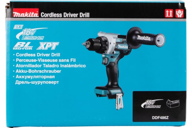 Аккумуляторная бесщеточная дрель-шуруповерт Makita DDF486Z