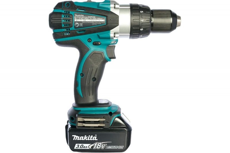 Аккумуляторная дрель-шуруповерт Makita DHP458RFE