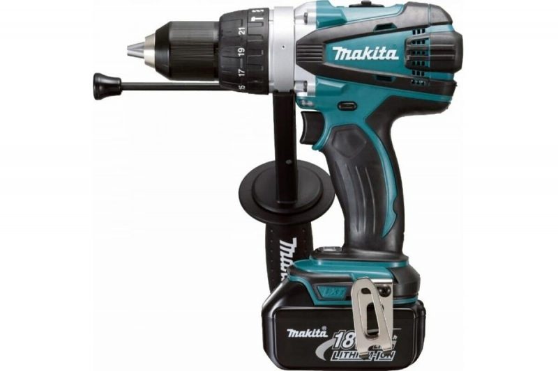 Аккумуляторная дрель-шуруповерт Makita DHP458RFE