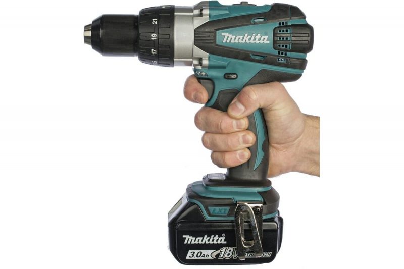 Аккумуляторная дрель-шуруповерт Makita DHP458RFE