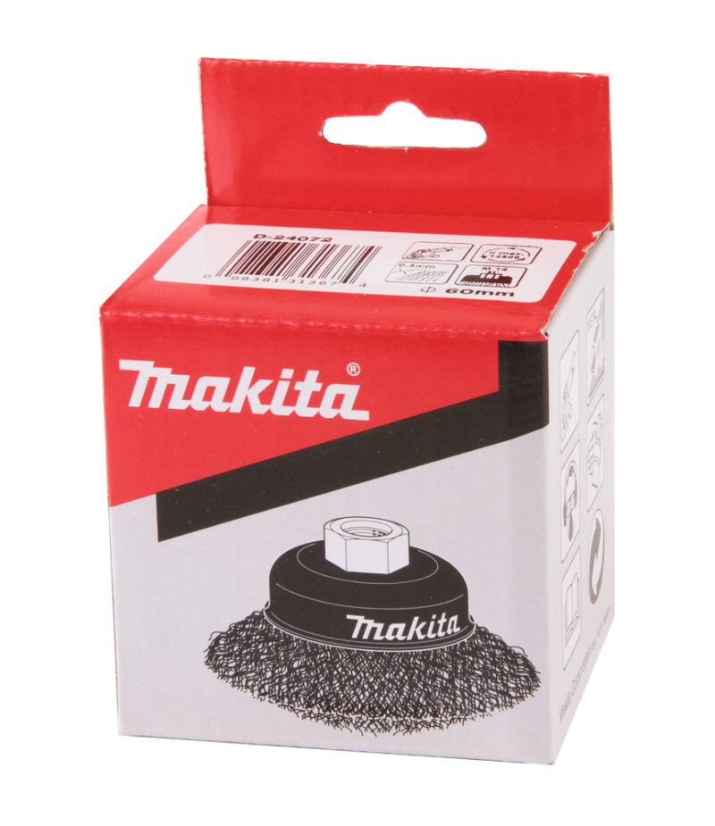 Щетка чашечная для УШМ (60 мм; М14) Makita D-24072