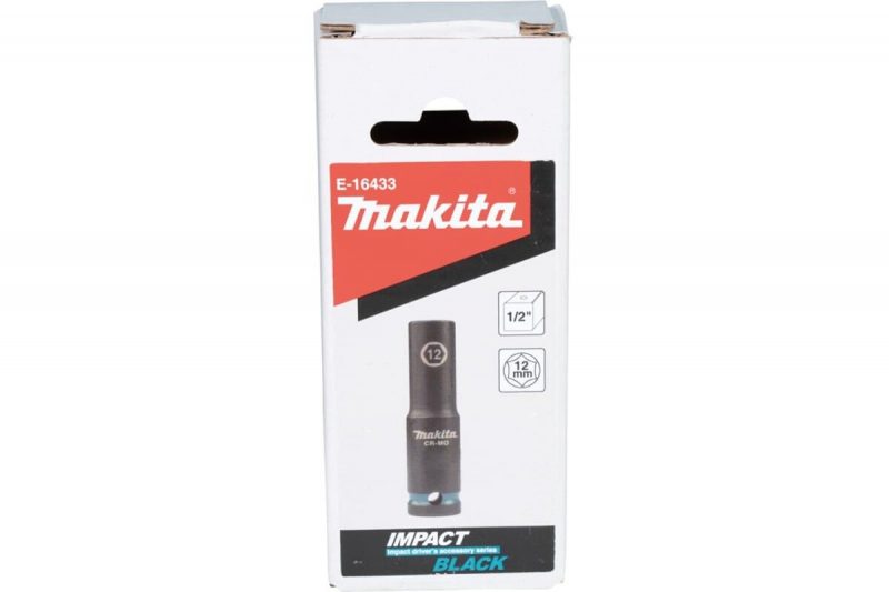 Головка ударная удлиненная торцовая Impact Black 12x81.5 мм, 1/2"DR Makita E-16433