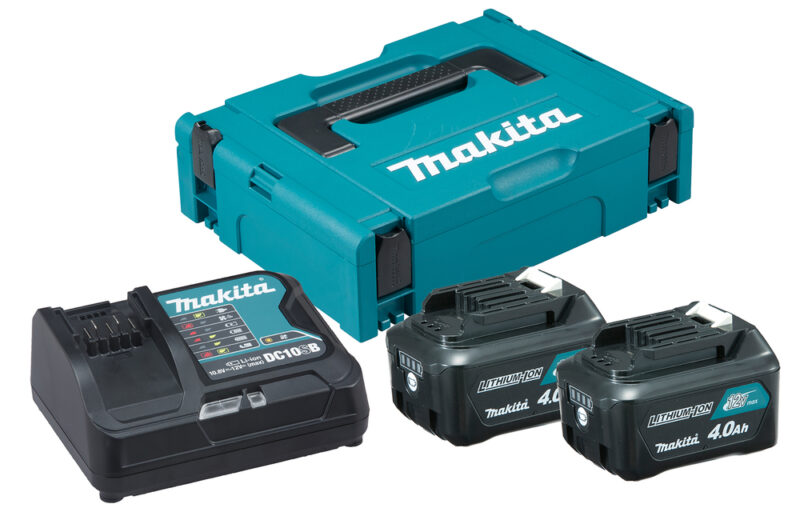 Набор 2 аккумулятора BL1041B+ зарядное устройство DC10SB Makita 197641-2