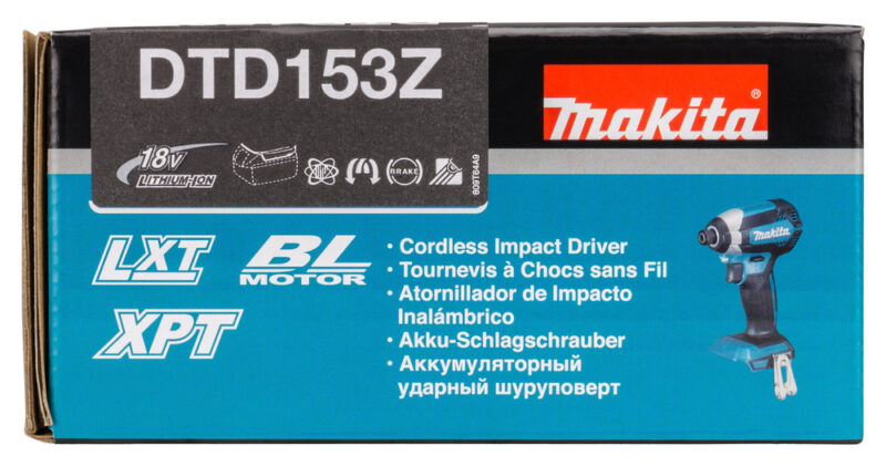Аккумуляторный ударный шуруповёрт Makita DTD153Z
