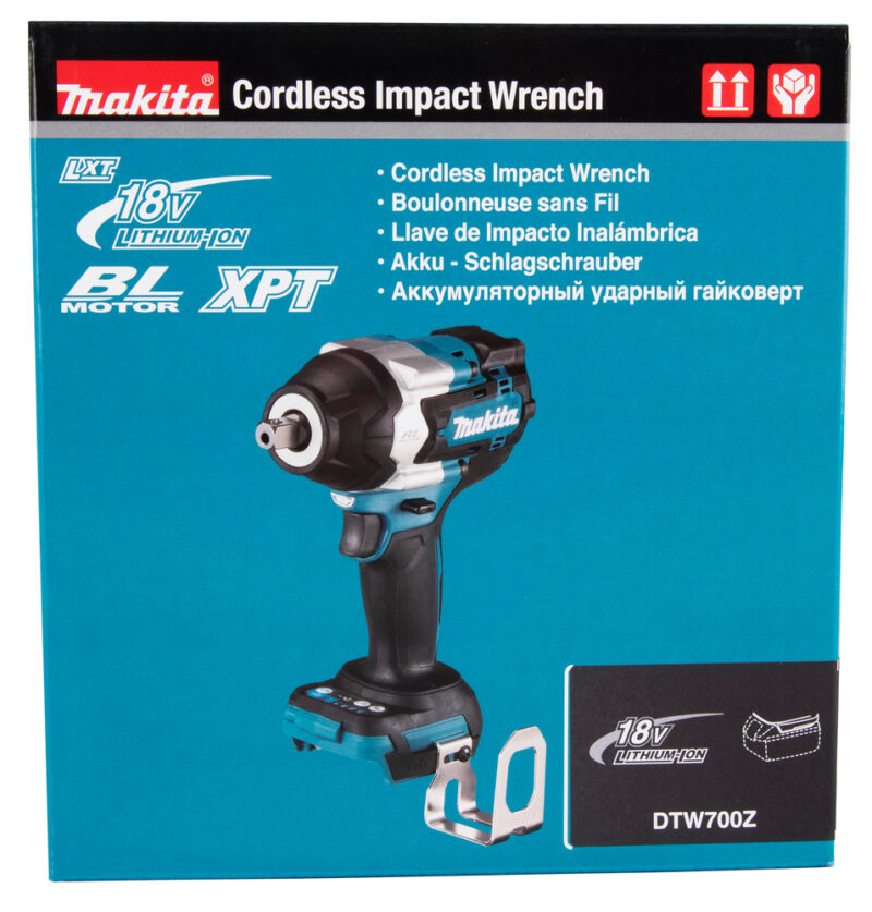 Ударный аккумуляторный гайковерт Makita LXT BL без аккумулятора и ЗУ DTW700Z