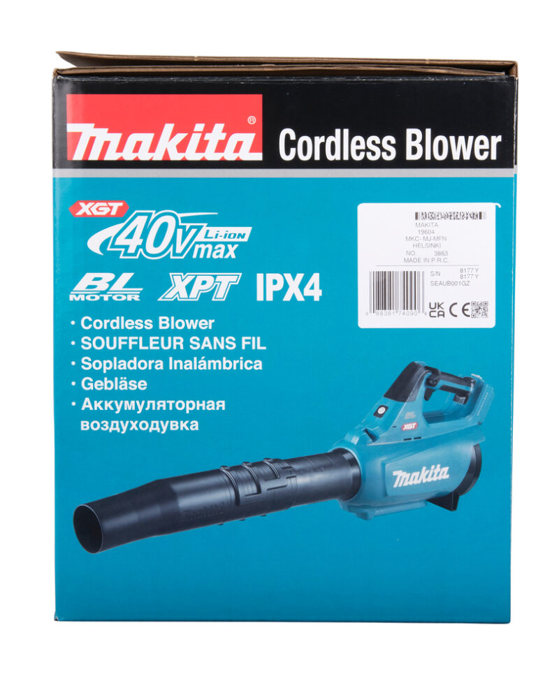 Аккумуляторная воздуходувка Makita BL 40 MAX UB001GZ