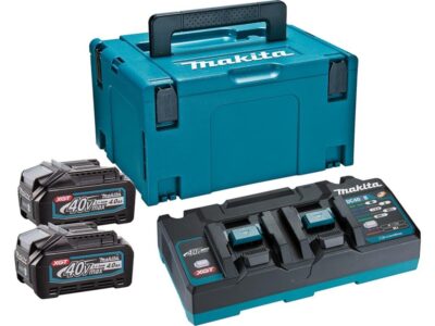 Набор PSK (2 аккумулятора BL4040, зарядное устройство DC40RB, кейс MAKPAC тип 3) Makita 191U04-0