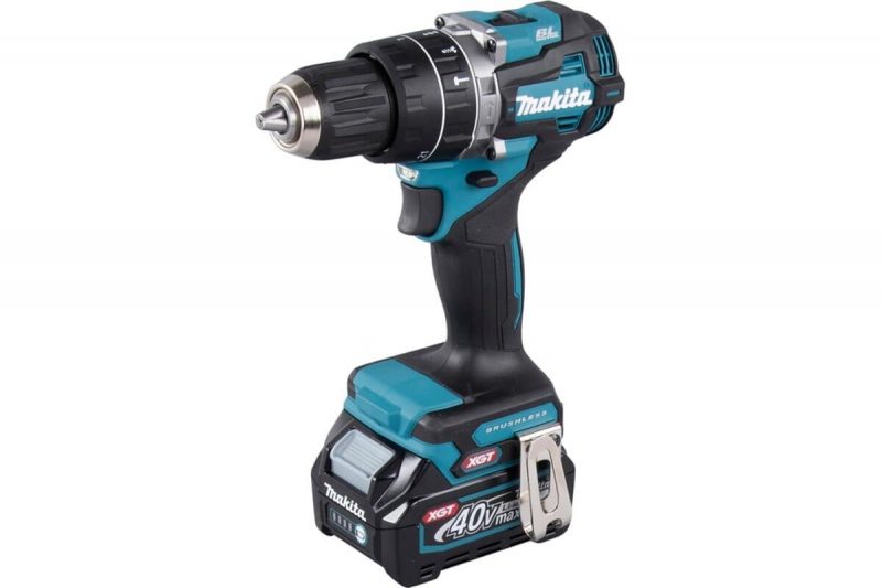 Ударная аккумуляторная дрель-шуруповерт Makita XGT BL/XPT HP002GD201