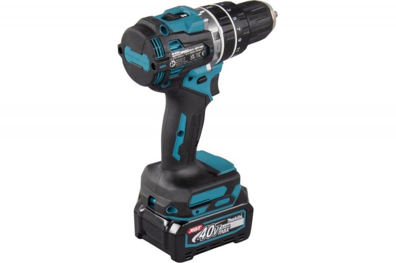 Ударная аккумуляторная дрель-шуруповерт Makita XGT BL/XPT HP002GD201