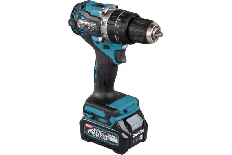 Ударная аккумуляторная дрель-шуруповерт Makita XGT BL/XPT HP002GD201