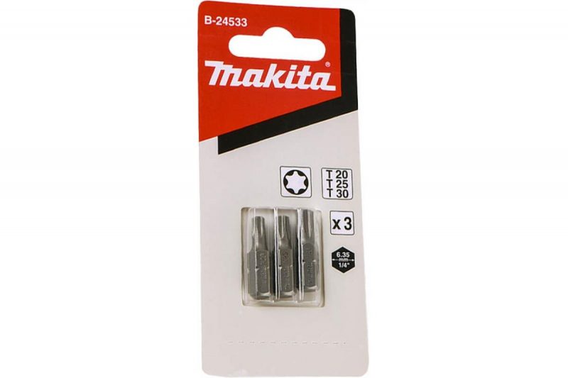 Набор бит (3 шт; Torx T20/25/30, 25 мм) Makita B-24533