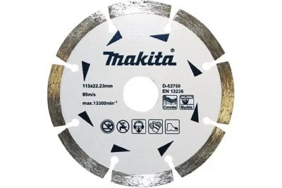 Диск алмазный сегментированный по бетону/мрамору «Эконом» 115x22.23x7 мм Makita D-52750