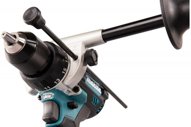 Ударная аккумуляторная дрель-шуруповерт Makita LXT BL 18 В, 13 мм, 125/65 Нм, 2x5.0 Ач, ЗУ, Makpac DHP486RTJ