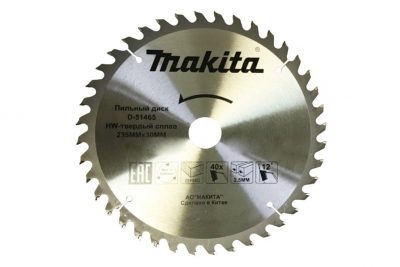Диск пильный для дерева (235x30x3.2 мм; 40T) Makita D-51465