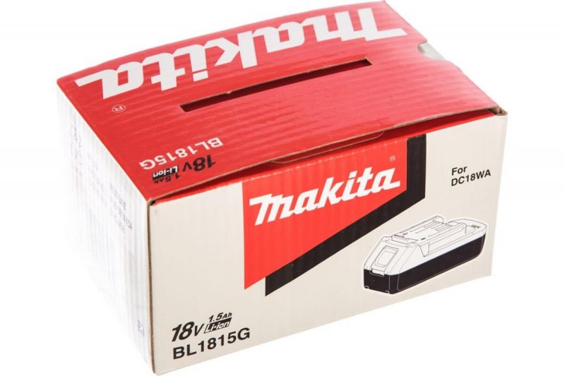 Аккумулятор 18 В; 1,5 А*ч; Li-Ion BL1815G Makita 198186-3