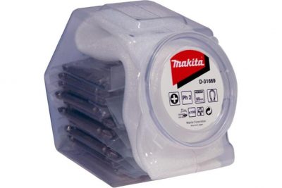 Насадка двусторонняя PH2 100 шт, 65 мм, E-form, банка Makita D-31669