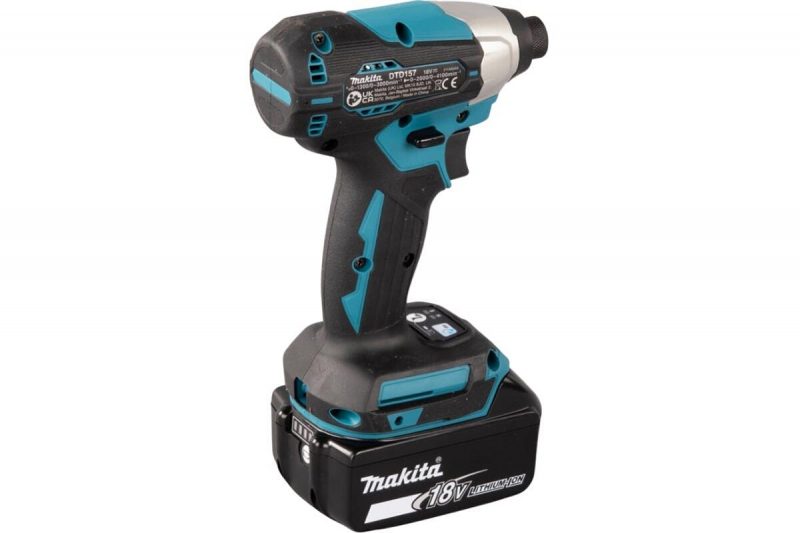 Аккумуляторный ударный шуруповерт Makita 18В, BL, XPT, Li-ion, 140 Нм, 2 скорости DTD157RTJ