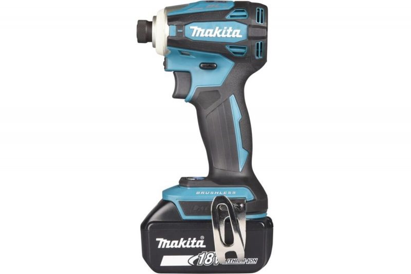 Аккумуляторный ударный бесщеточный шуруповерт Makita Т-Режим, 1/4», 180Нм, М5-М16, кейс, 2x5Ач DTD172RTJ