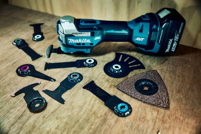 Многофункциональный аккумуляторный инструмент Makita 18 В, Li-ion, BL , AVT, XPT, STARLOCK, кор, бакк и зу DTM52Z