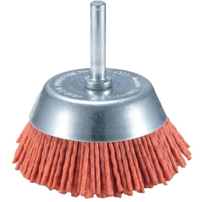 Щетка нейлоновая чашечная (50 мм; Р80; хвостовик 6 мм) Makita D-45509