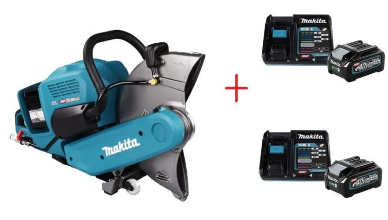 Аккумуляторный резчик Makita CE001GD402 (акк. BL4040 (40 В, 4.0 Ач) 2шт., З/У DC40RA 2шт.)