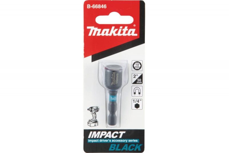 Головка торцевая магнитная Impact Black 10x50 мм Makita B-66846