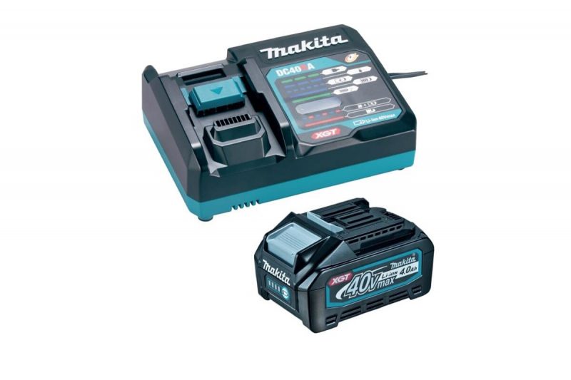 Пила дисковая аккумуляторная Makita HS009GD401, 40В, 235мм (акк. BL4040 (40 В, 4.0 Ач), З/У DC40RA)