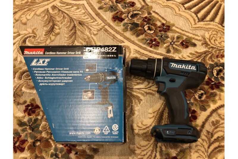 Аккумуляторная ударная дрель-шуруповерт Makita DHP482Z