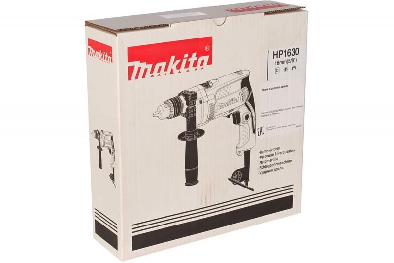 Набор Makita DK0123: углошлифовальная машина GA5030 + ударная дрель HP1630