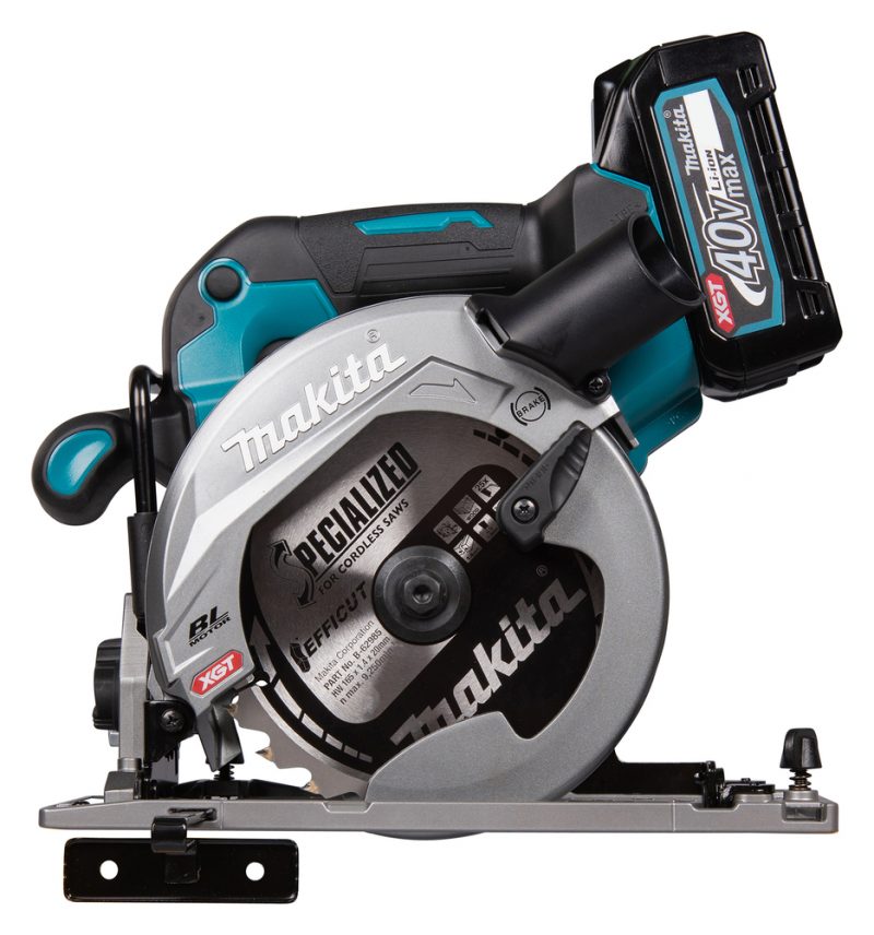 Аккумуляторная дисковая пила Makita XGT BL 40В без аккумулятора и ЗУ HS012GZ